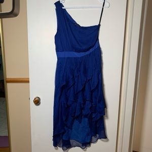 Navy Blue Frilly Dress - L